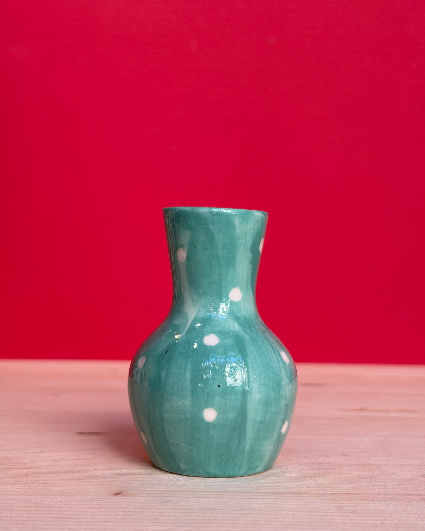 Vasetto porcellana Verde acqua