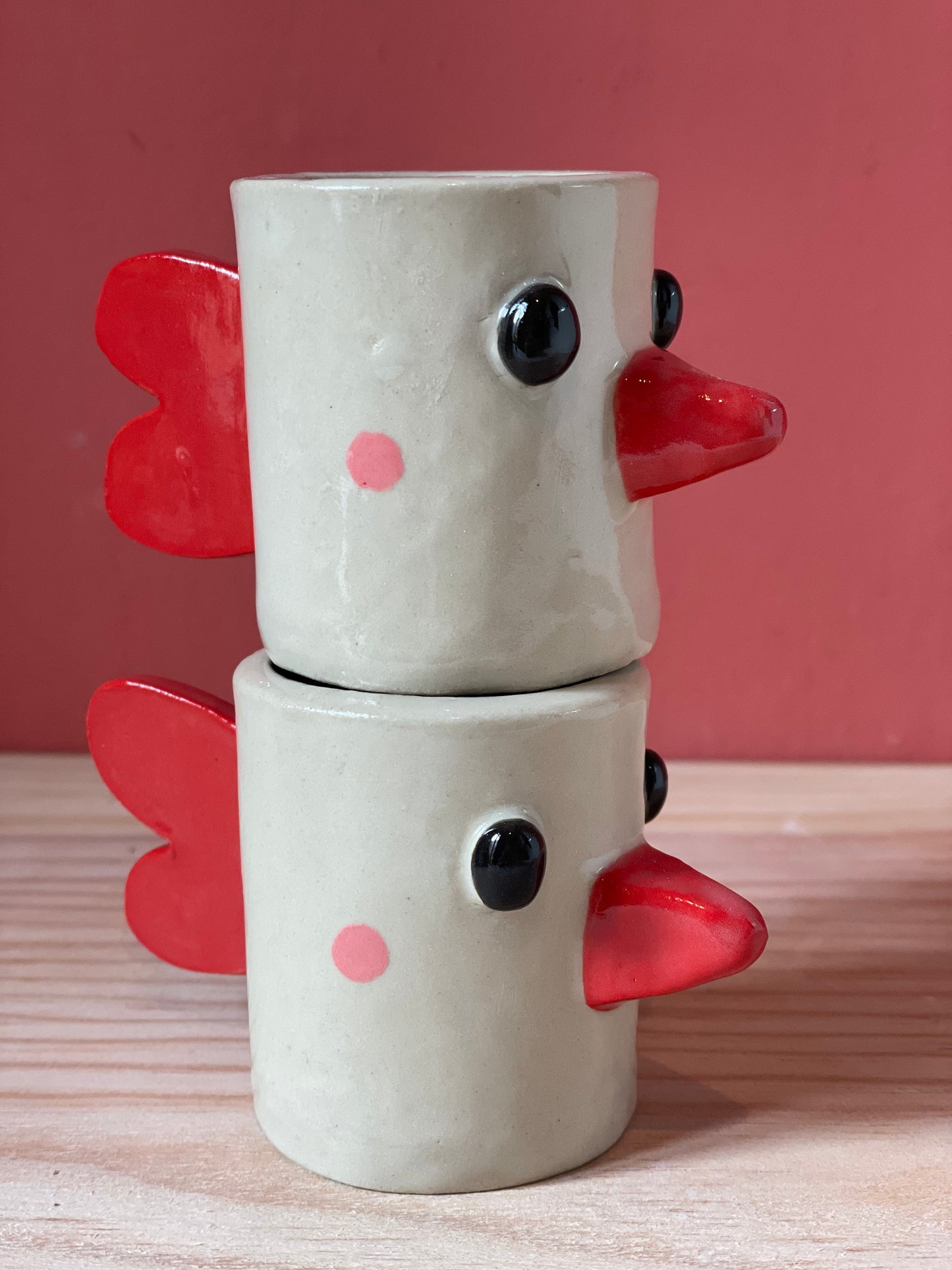 Coppia tazzine Gallinella