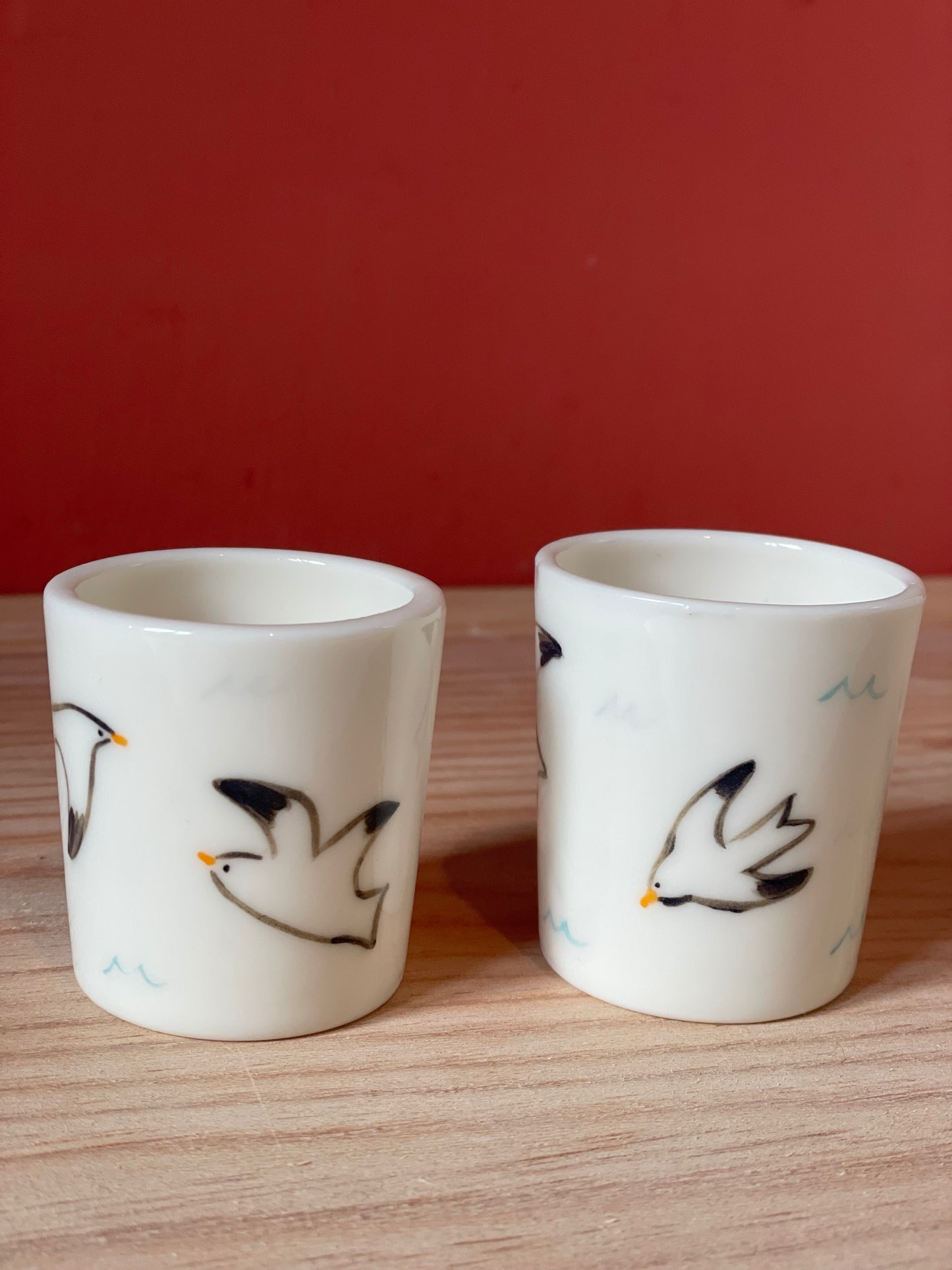 Coppia tazzine in porcellana