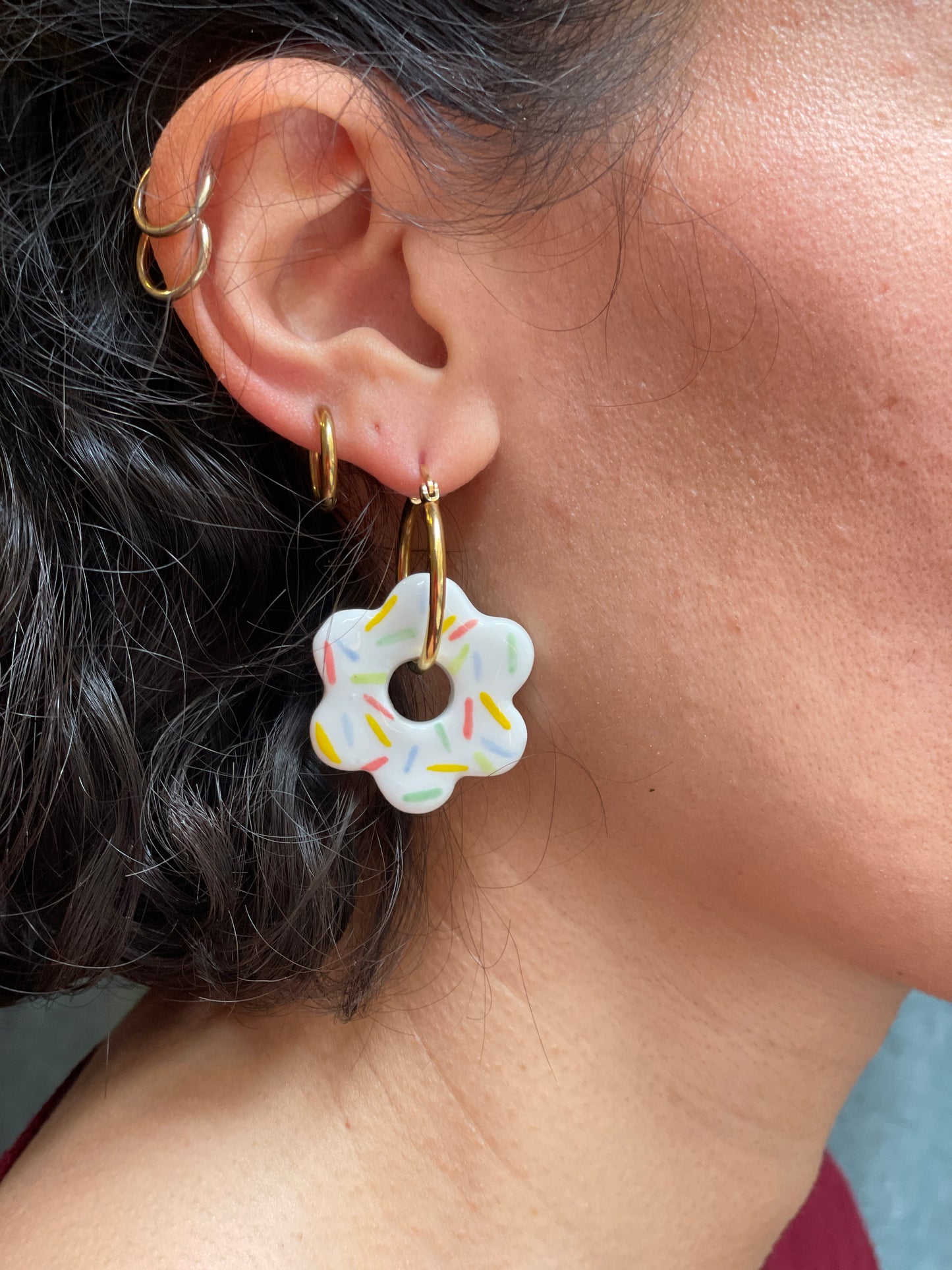 Orecchini bucaneve grandi