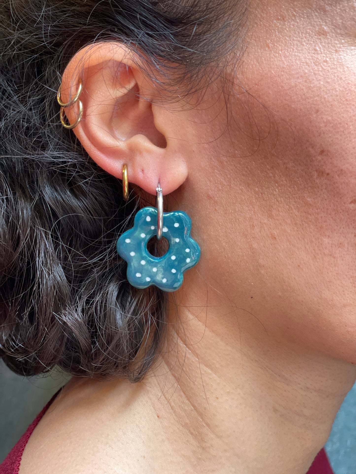 Orecchini bucaneve grandi