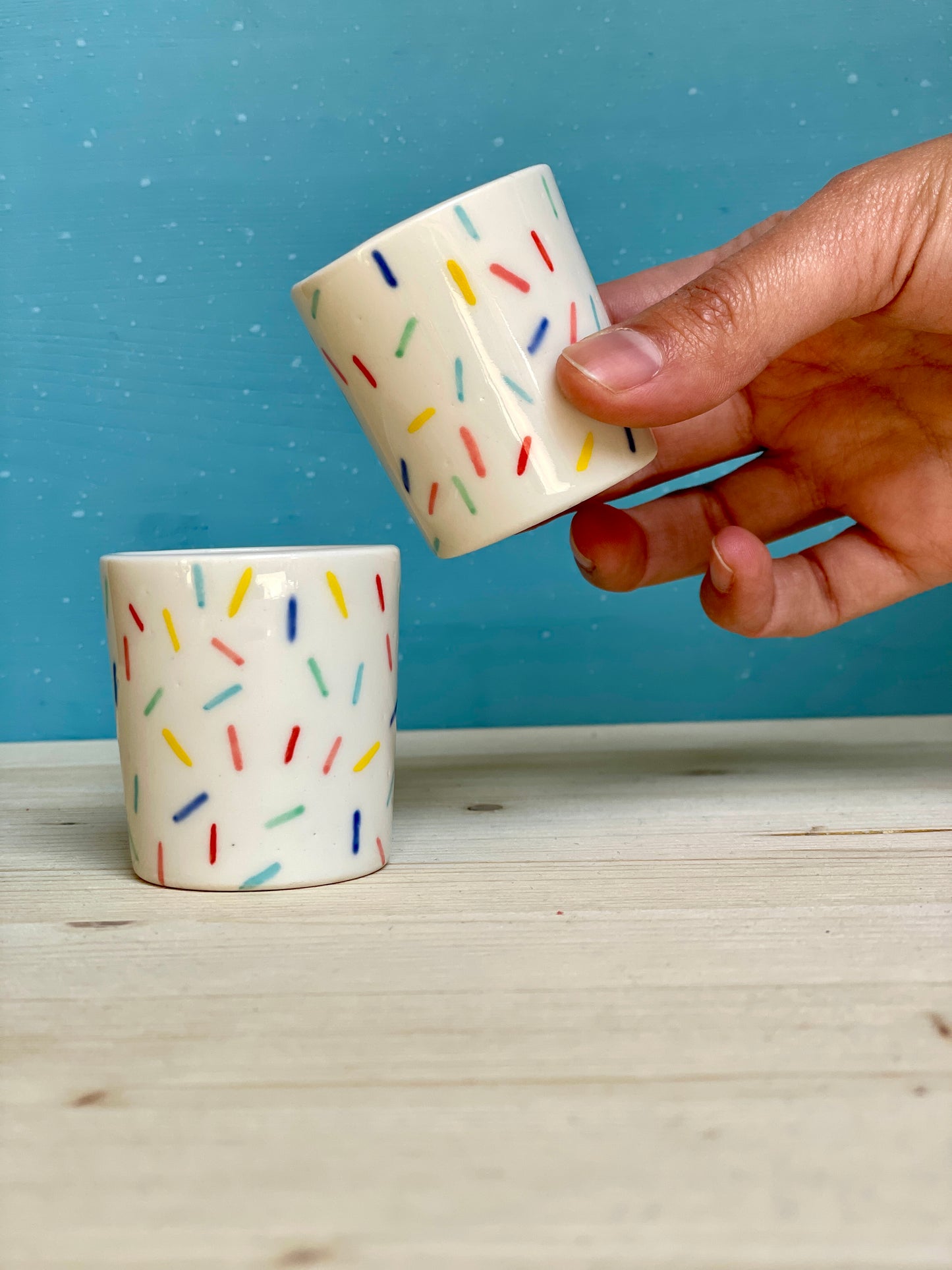 Coppia tazzine porcellana Zuccherini