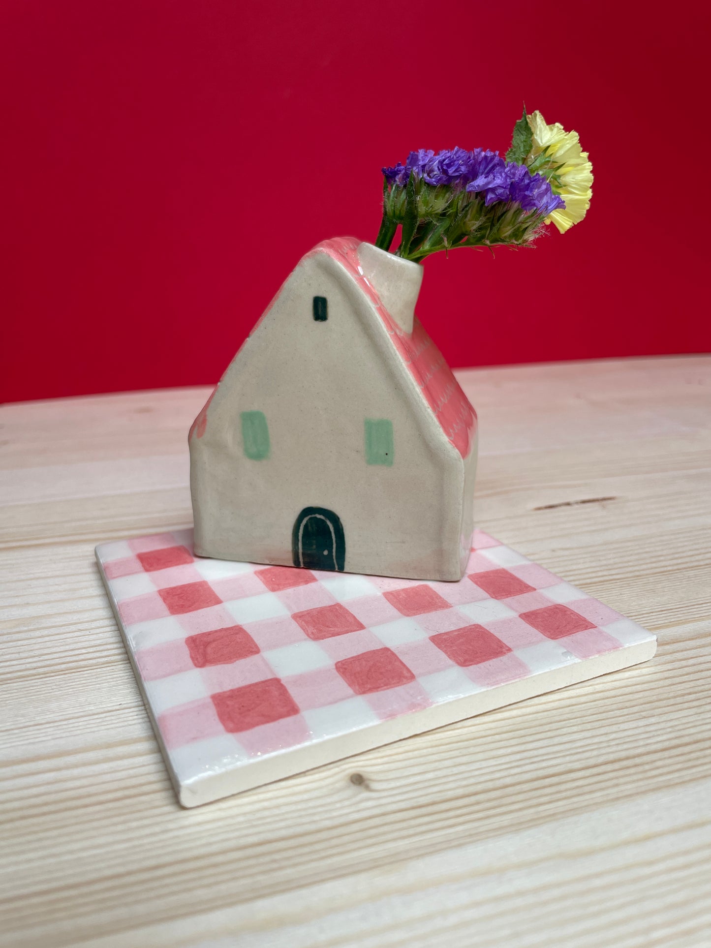 ° Piastrella tovaglia rosa