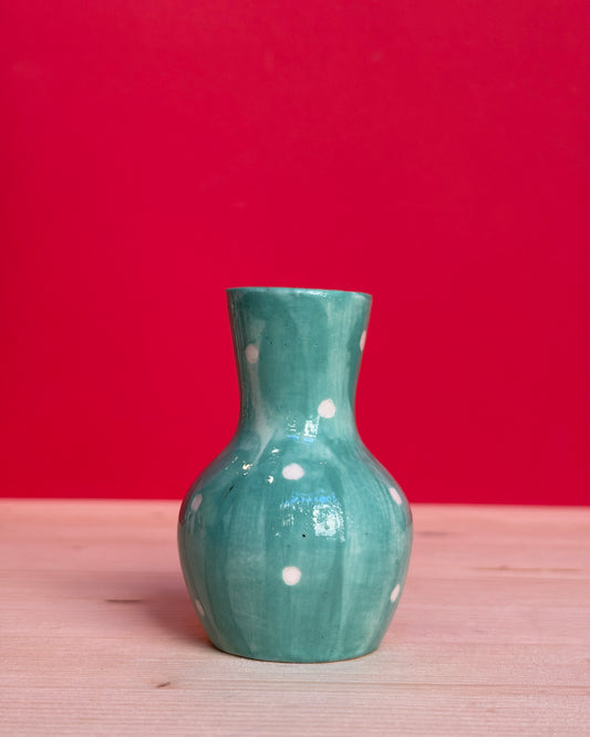 Vasetto porcellana Verde acqua