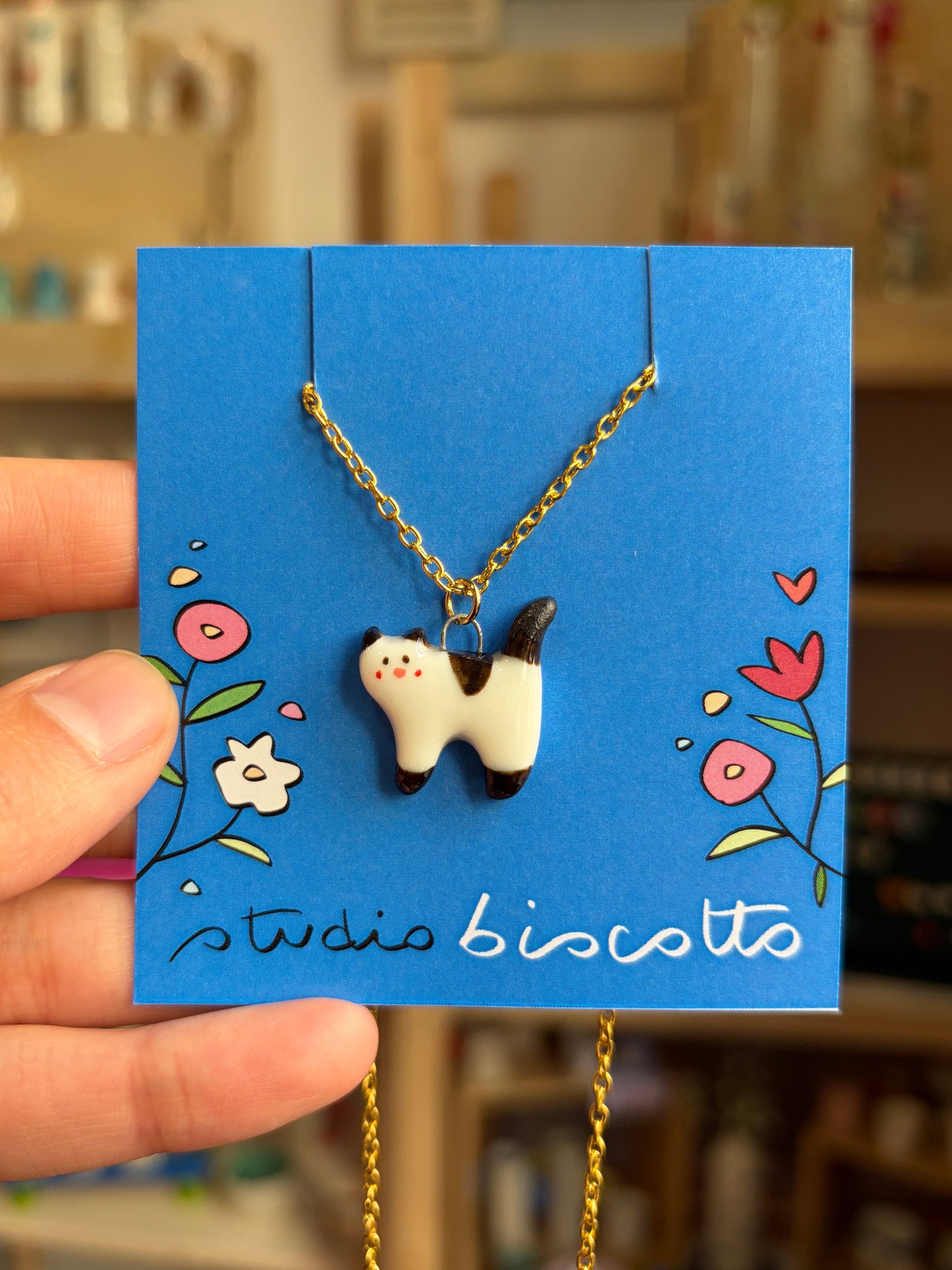 Collana ciondolo Gattino
