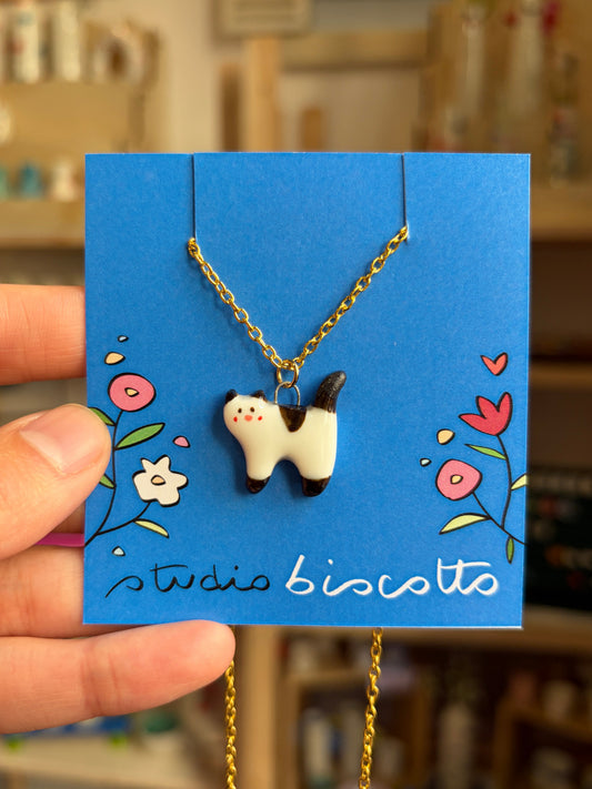 Collana ciondolo Gattino