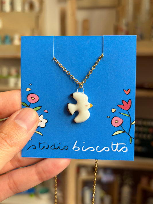 Collana ciondolo Gabbianella
