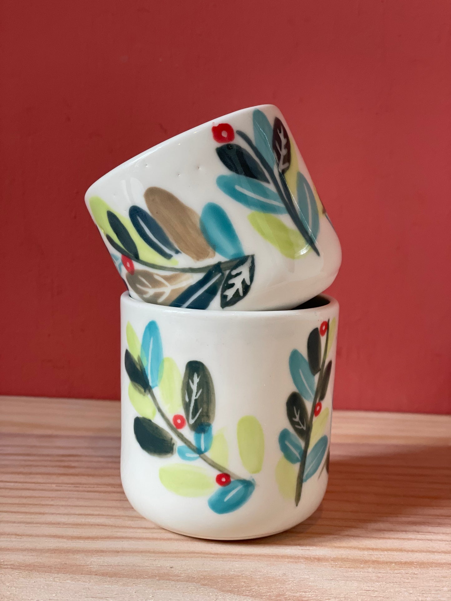 Set tazze in porcellana