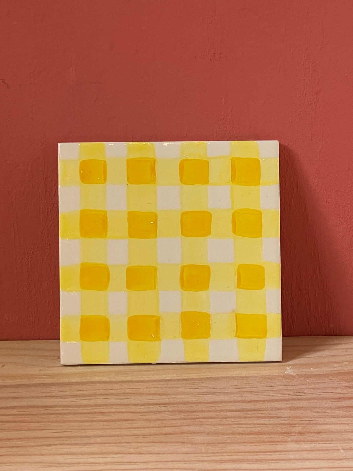 ° Piastrella tovaglia Gialla