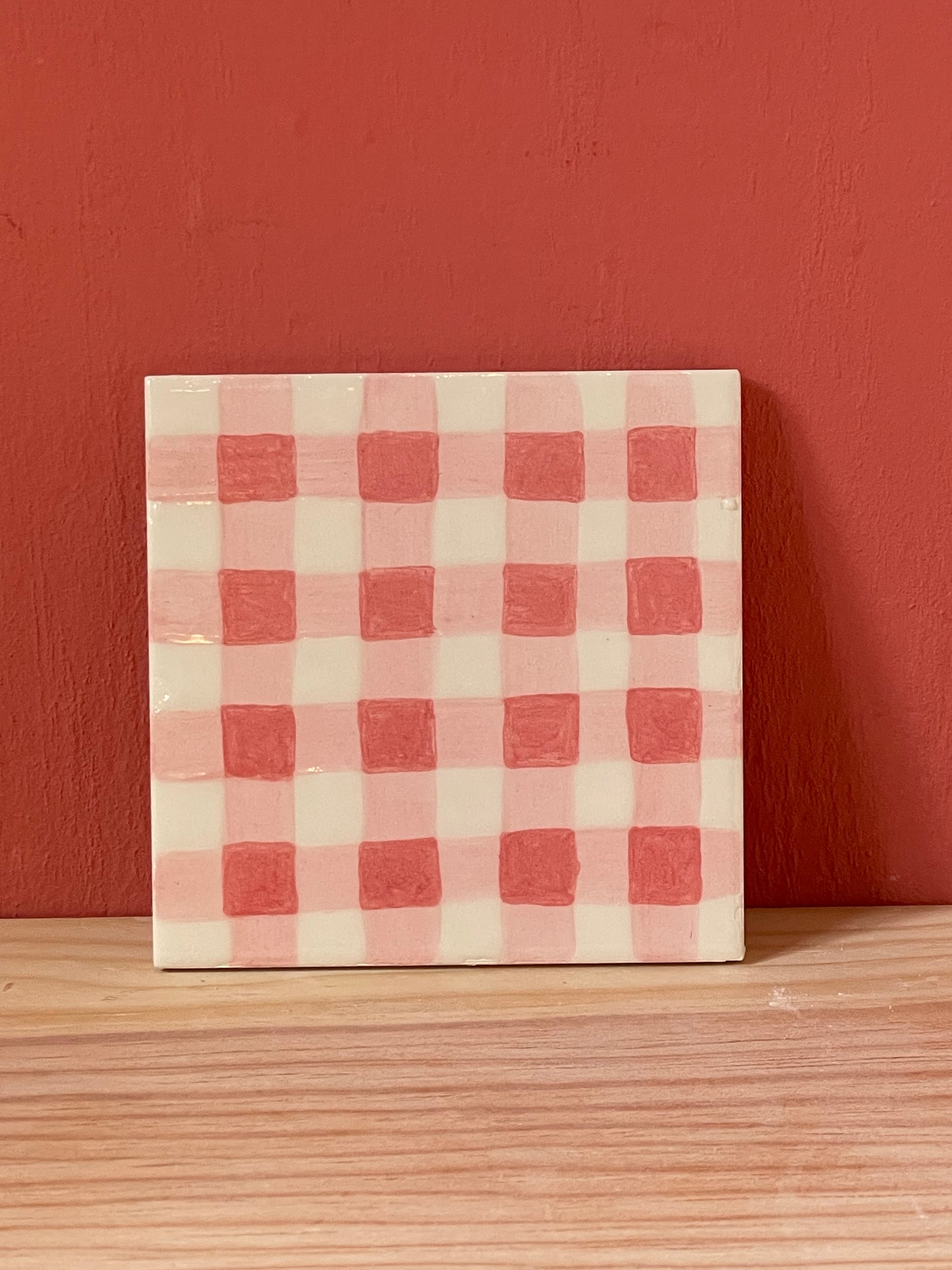 ° Piastrella tovaglia rosa