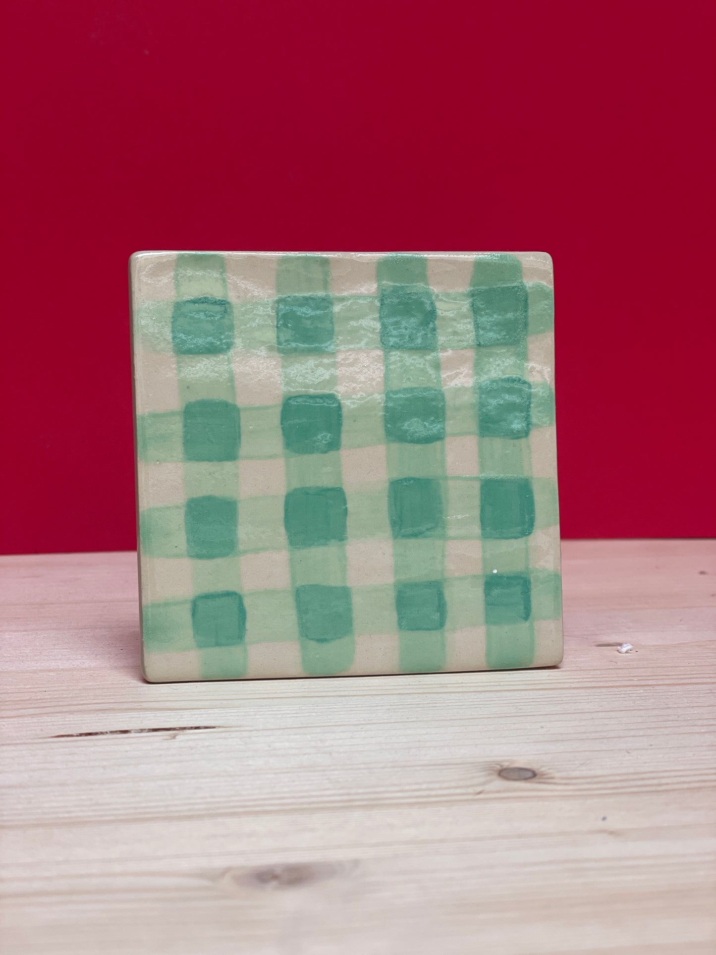 ° Piastrella tovaglia verde acqua