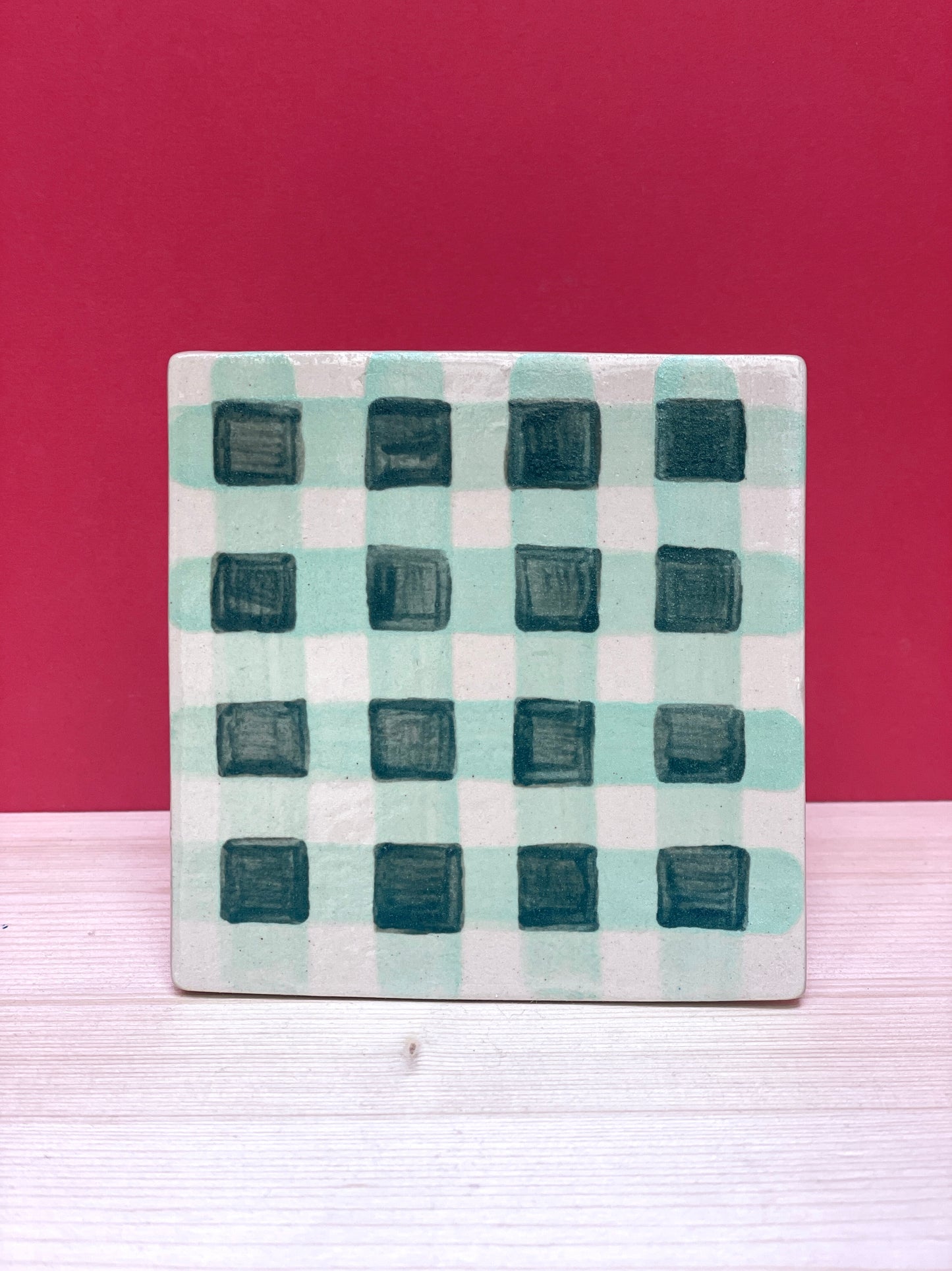 ° Piastrella tovaglia verde foresta