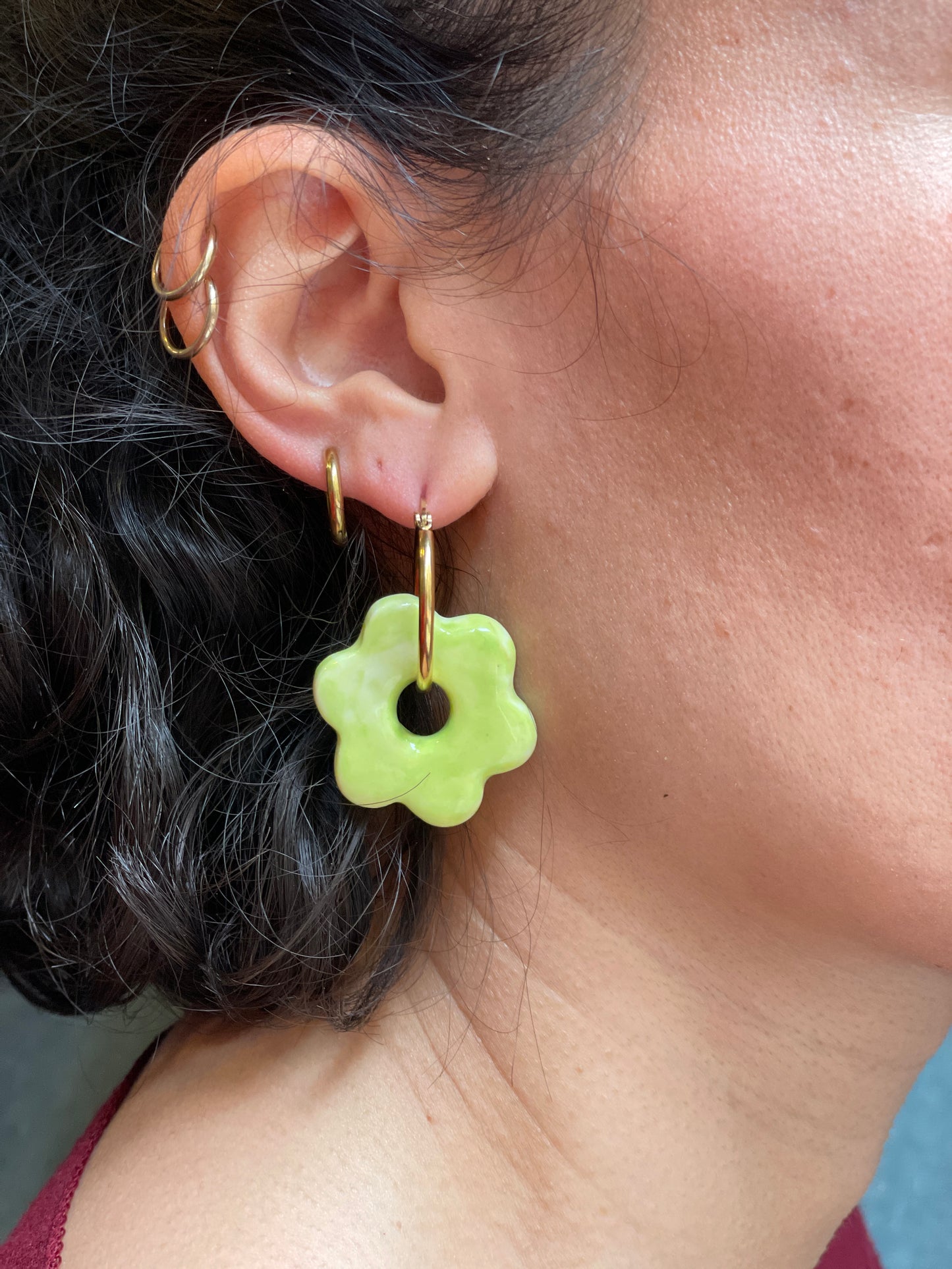 Orecchini bucaneve grandi