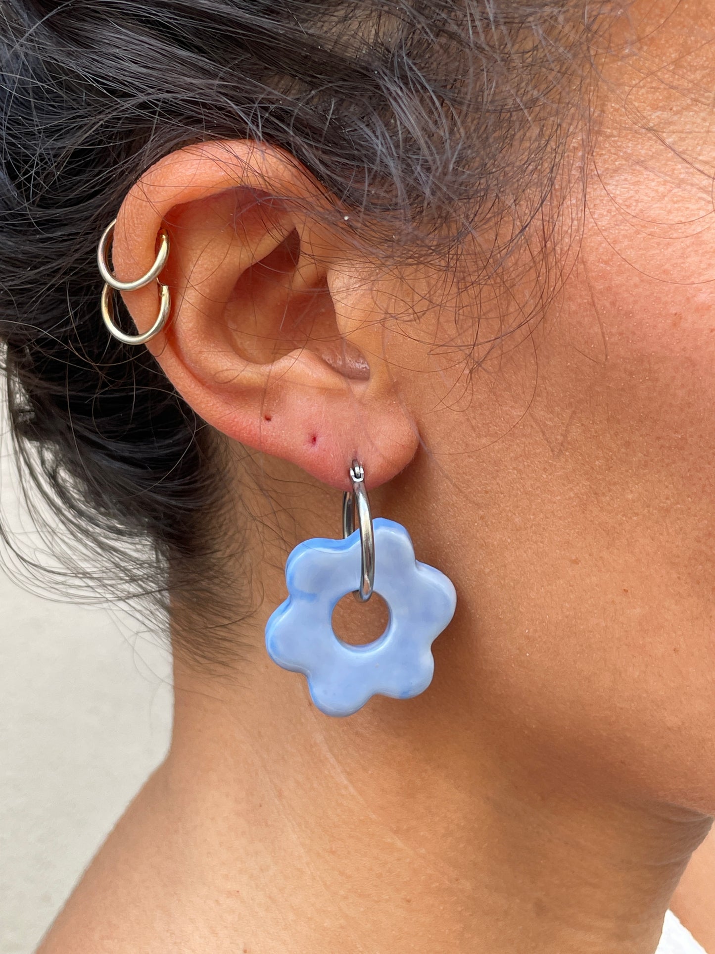 Orecchini bucaneve grandi