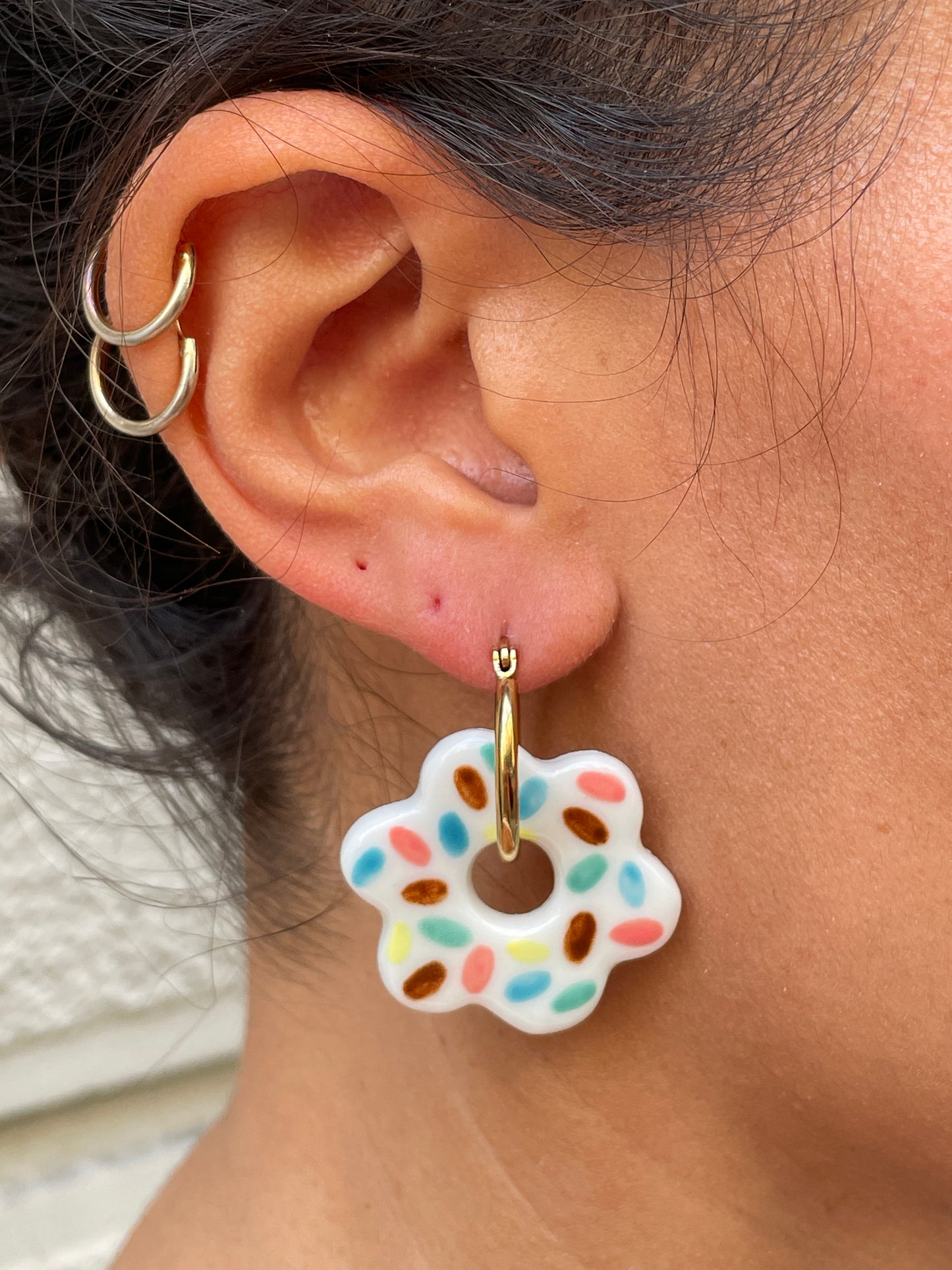 Orecchini bucaneve grandi