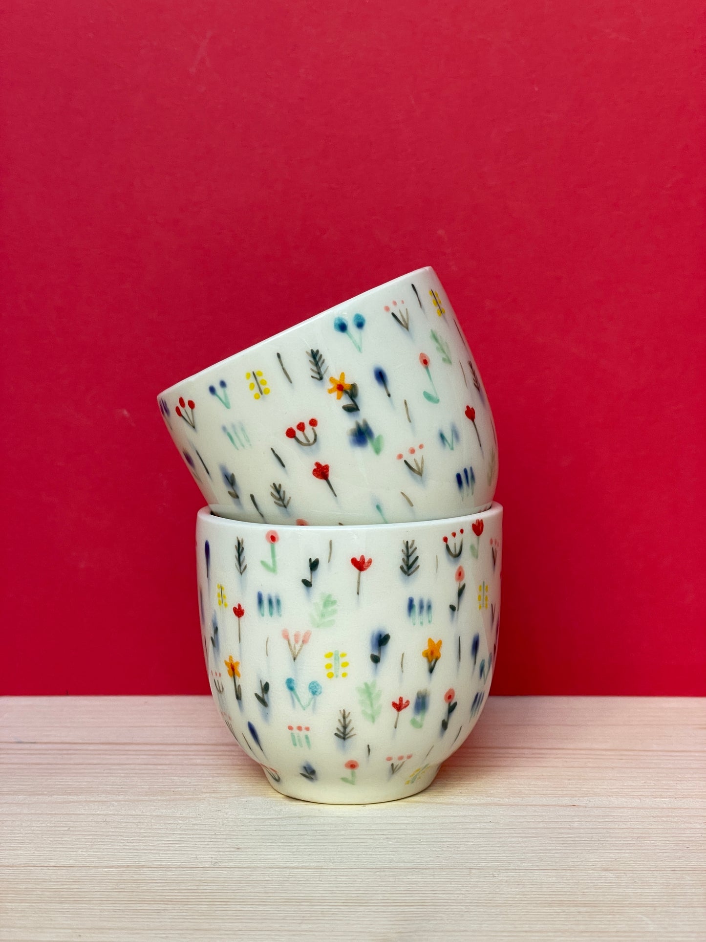 Coppia Tazze porcellana