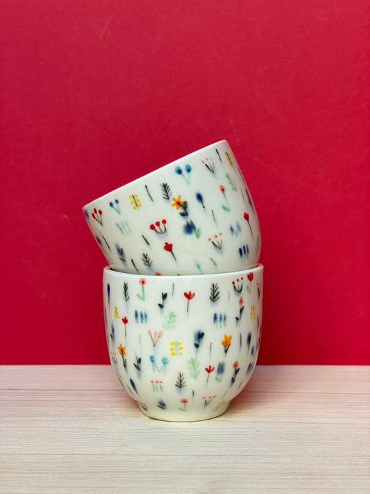 Coppia Tazze porcellana